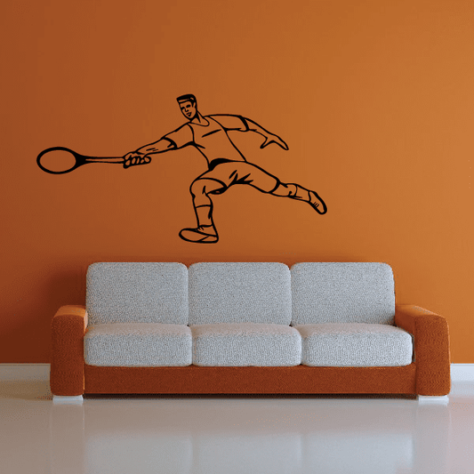 Image of Tennis Wall Decal - Vinyl Decal - Car Decal - CDS019