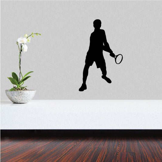 Image of Tennis Wall Decal - Vinyl Decal - Car Decal - Vd015