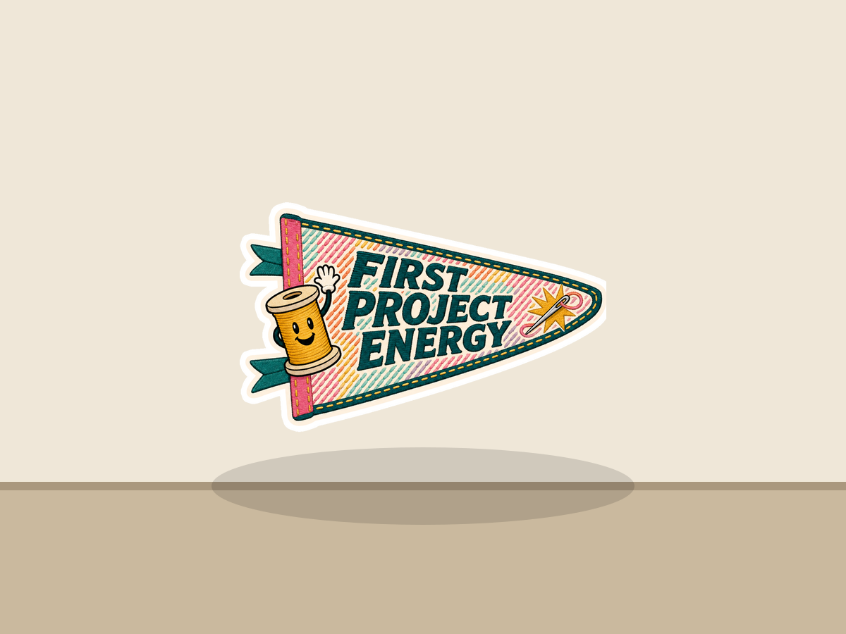 Canvas Confidence Club Sticker shown on a wall mockup
