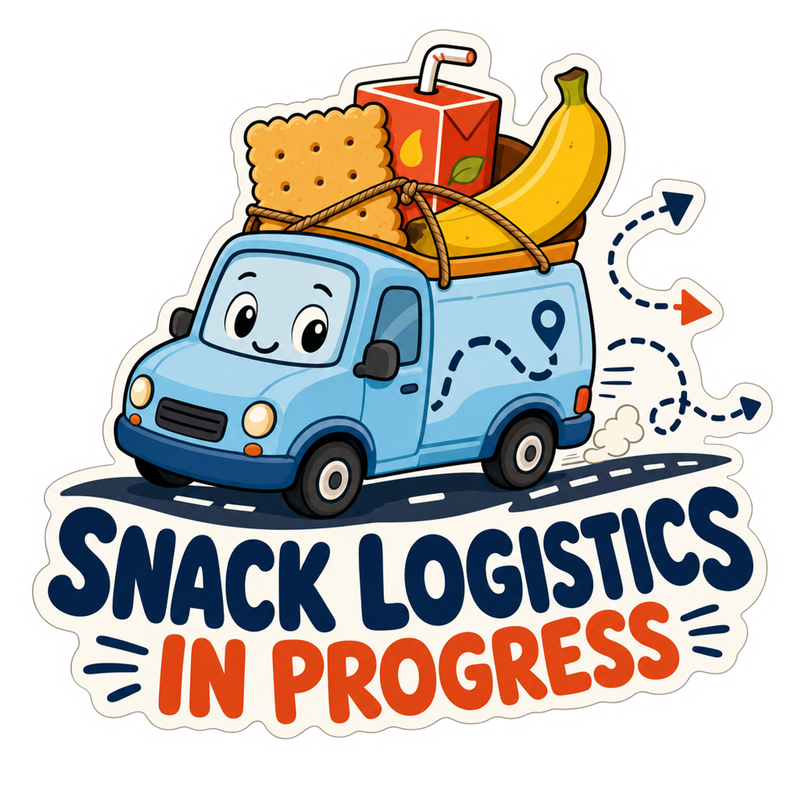 Snack Logistics Unit Vinyl Sticker