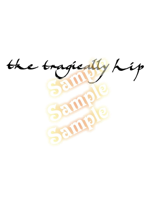 Image of The tragically hip Decal