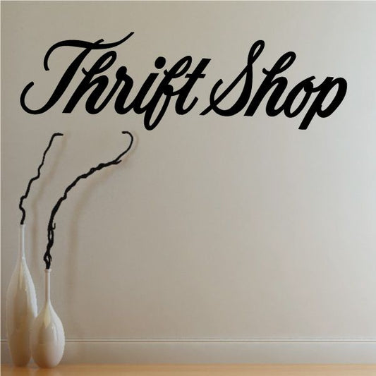 Image of Thrift Shop Wall Decal - Vinyl Decal - Car Decal - Business Sign - MC787