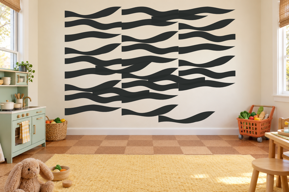 Tiger Stripe Takeover Wall Decal Kit