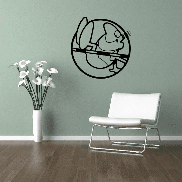 Image of Track and field Wall Decal - Vinyl Decal - Car Decal - Bl029