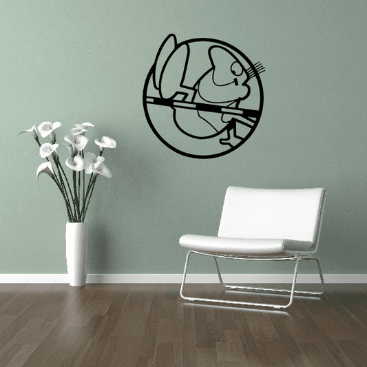 Image of Track and field Wall Decal - Vinyl Decal - Car Decal - Bl029