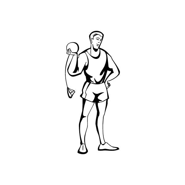 Image of Track And Field Wall Decal - Vinyl Decal - Car Decal - DC 030