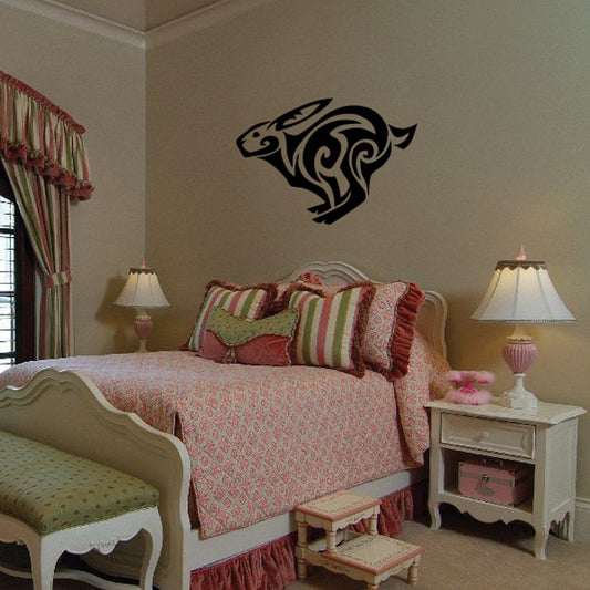 Image of Tribal Rabbit Decal