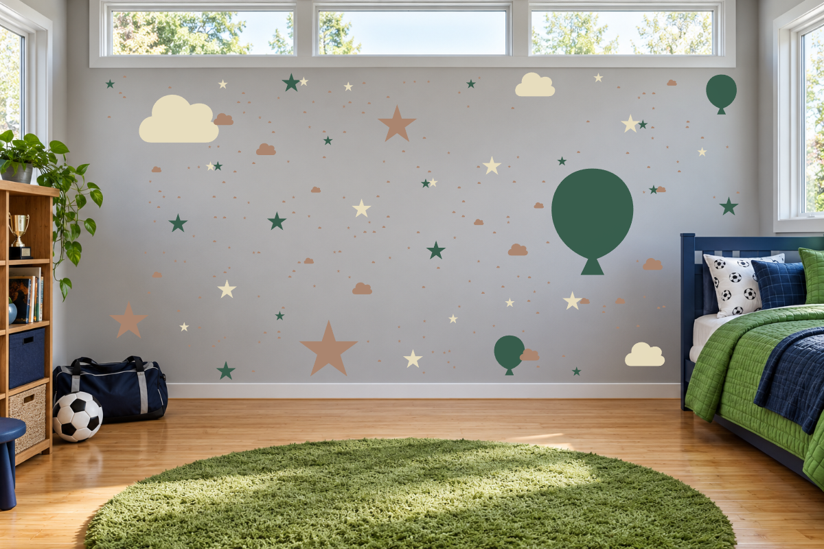 Up Up and Away Wall Decal Kit