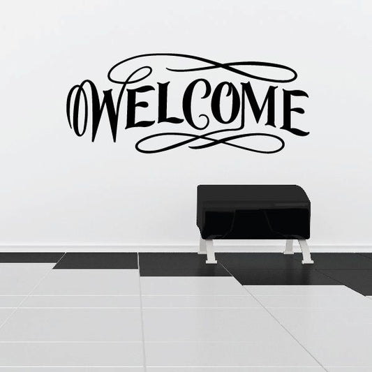 Image of Welcome Wall Decal - Vinyl Decal - Car Decal - Business Sign - MC532