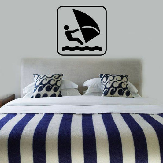 Image of Windsurfing Sign Decal