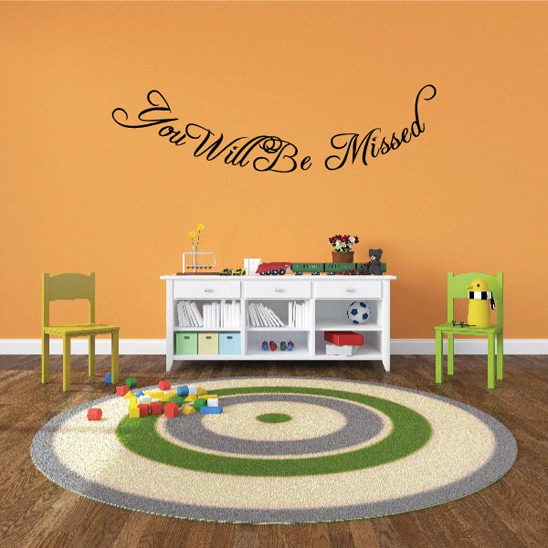 You Will be Missed In Loving Memory Wall Decal - Vinyl Decal - Car Decal - DC040