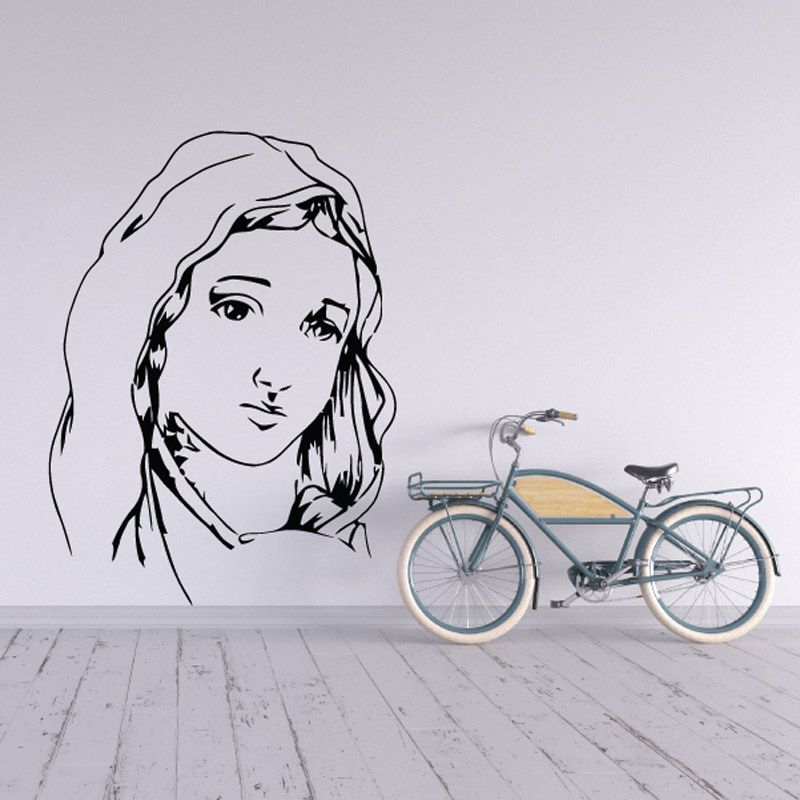 Image of Young Mother Teresa Decal
