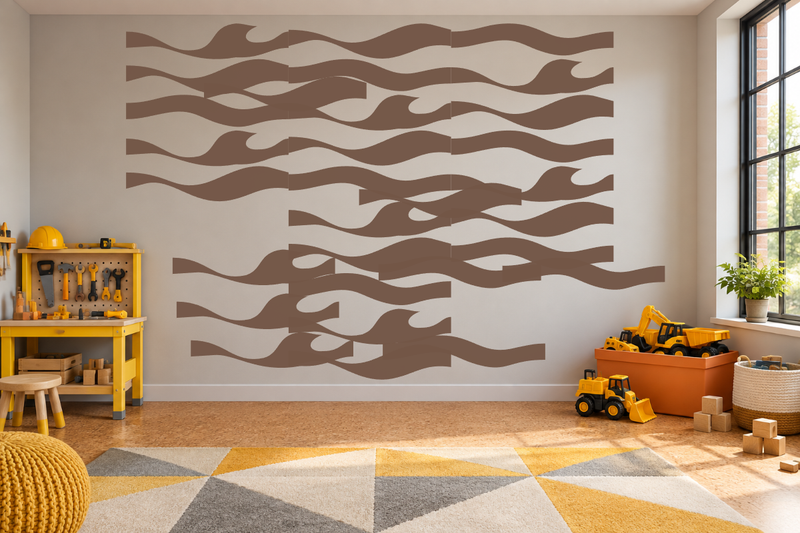 Zebra Safari Mix Wall Decal Kit