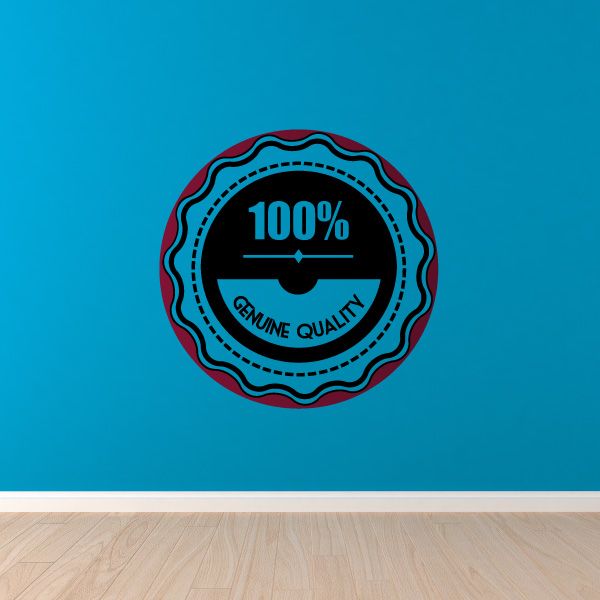 Image of 100% Genuine Quality Retrobadge - Vinyl Sticker - ColorId016
