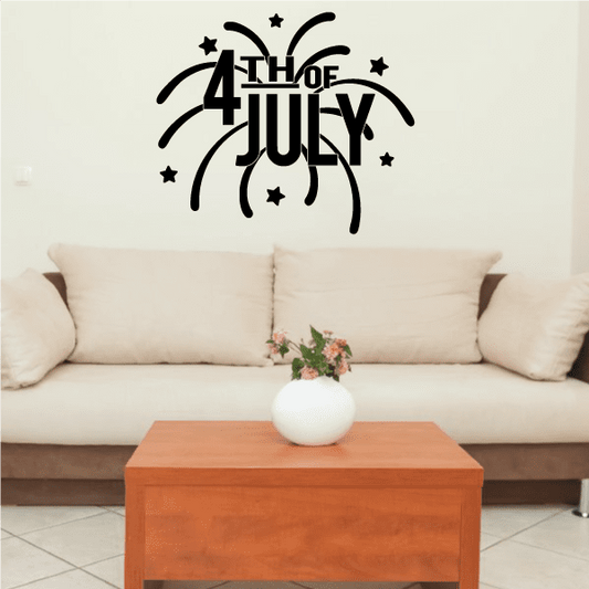 Image of 4th Of July Firework Decal