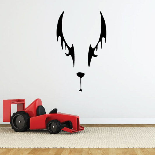 Image of Abstract Bat Face Decal