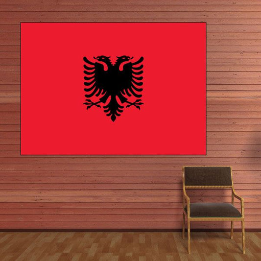 Image of Albania Flag Sticker