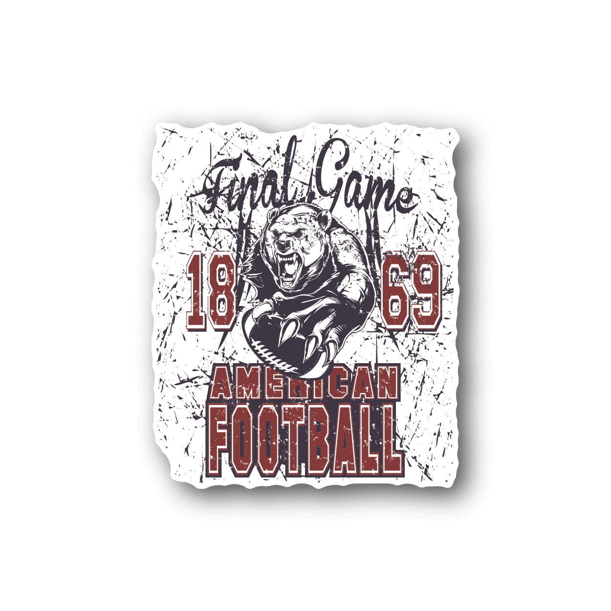 Image of American Football Final Game Sticker
