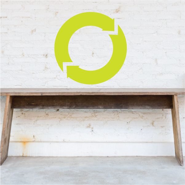 Image of Arrows in Circle Decal