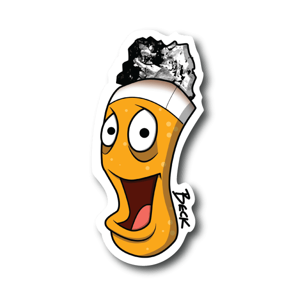 Image of Ashy Happy Vinyl Sticker