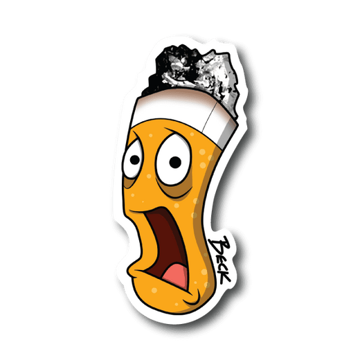 Ashy Shocked Vinyl Sticker