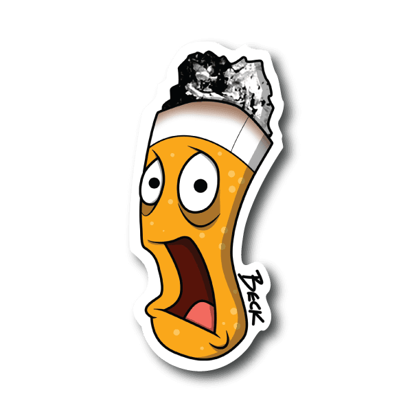 Image of Ashy Shocked Vinyl Sticker