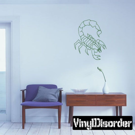 Image of Attacking Scorpion Decal
