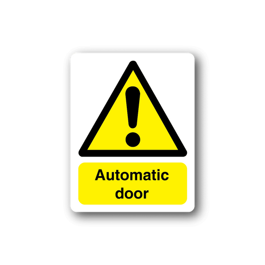 Image of Automatic Door Sticker