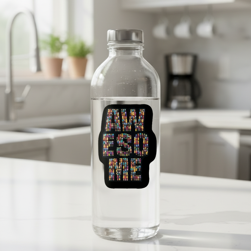 Awesome Stickers Vinyl Sticker weather-resistant vinyl sticker by VinylDisorder