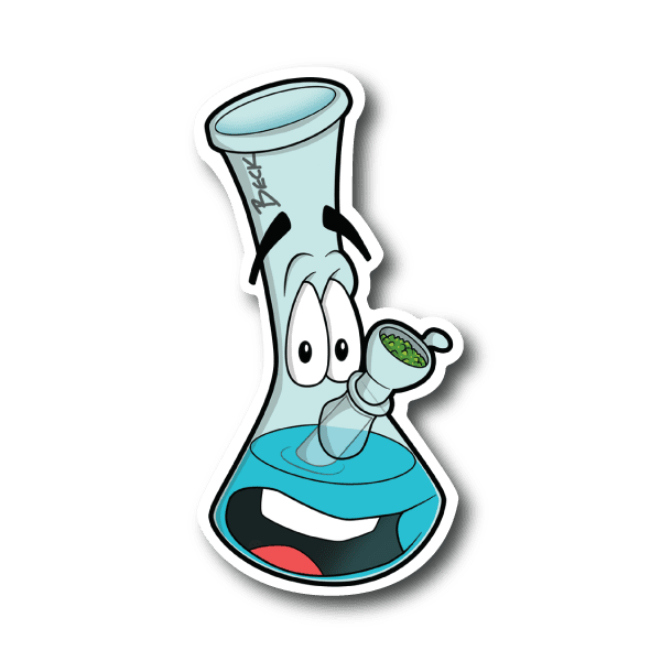 Image of Bart Leby Bong Vinyl Sticker