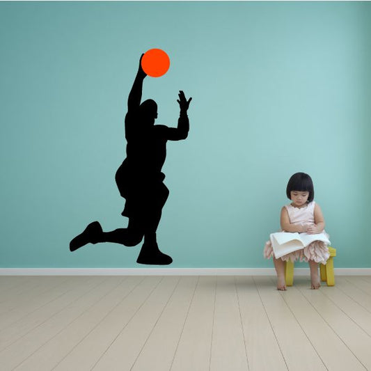Image of Basketball Ball Catch Decal