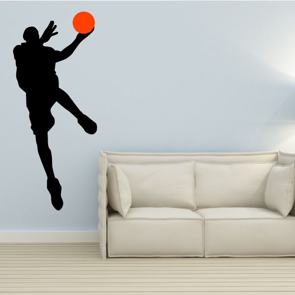 Image of Basketball Bank Shot Decal