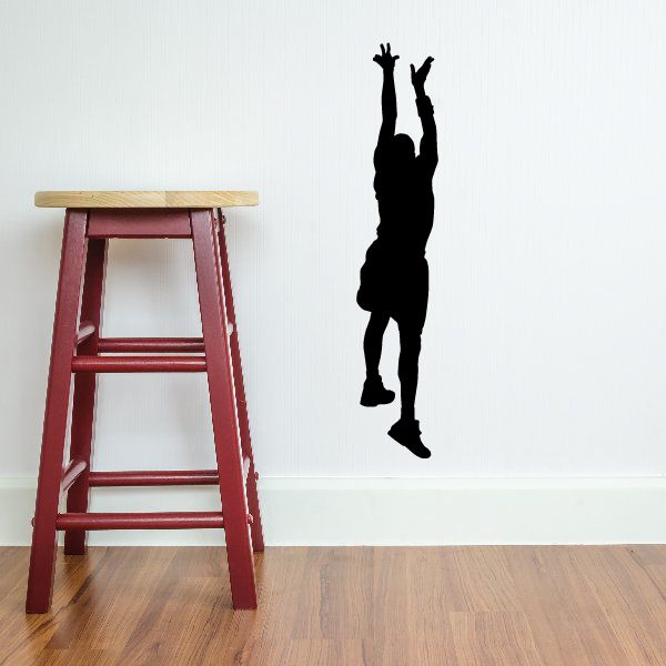 Image of Basketball Leaping Catch Jump Decal