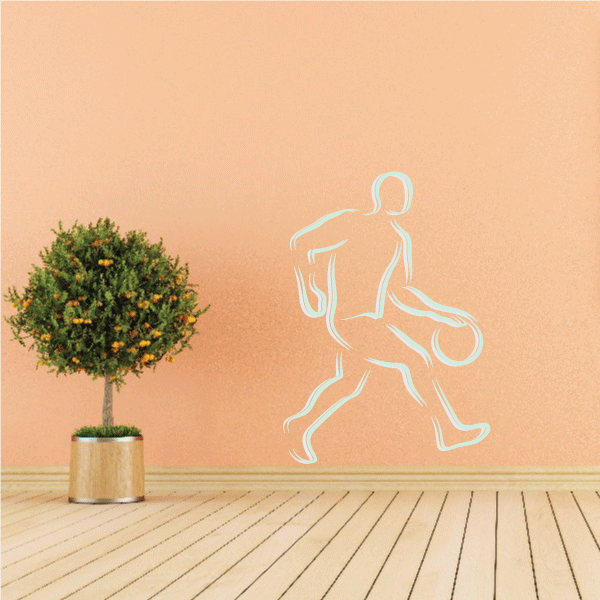 Image of Basketball Wall Decal - Vinyl Sticker - Car Sticker - Die Cut Sticker - CDScolor006