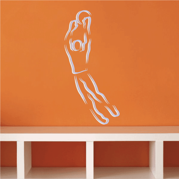 Image of Basketball Wall Decal - Vinyl Sticker - Car Sticker - Die Cut Sticker - CDScolor009