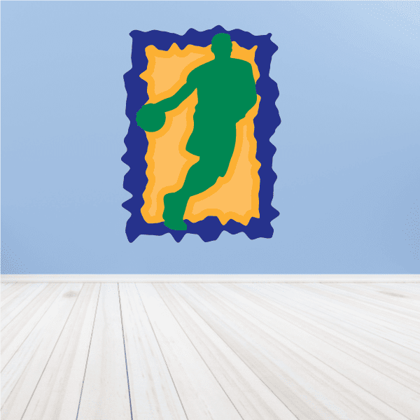 Image of Basketball Wall Decal - Vinyl Sticker - Car Sticker - Die Cut Sticker - CDScolor040