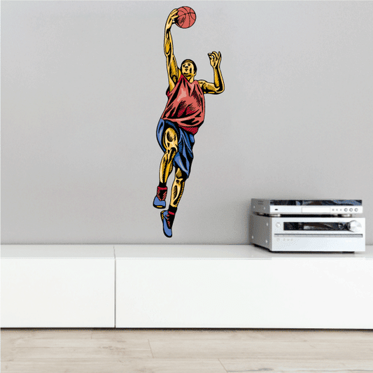 Image of Basketball Wall Decal - Vinyl Sticker - Car Sticker - Die Cut Sticker - CDScolor052
