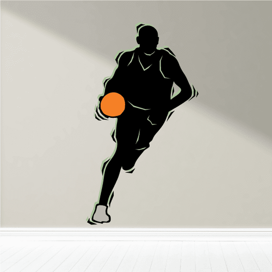 Image of Basketball Wall Decal - Vinyl Sticker - Car Sticker - Die Cut Sticker - CDScolor053