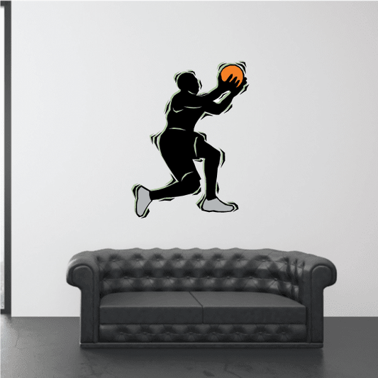 Image of Basketball Wall Decal - Vinyl Sticker - Car Sticker - Die Cut Sticker - CDScolor055