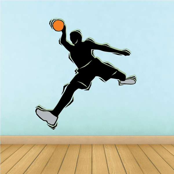 Image of Basketball Wall Decal - Vinyl Sticker - Car Sticker - Die Cut Sticker - CDScolor057