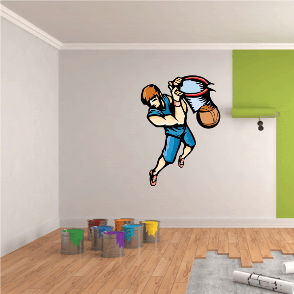 Image of Basketball Wall Decal - Vinyl Sticker - Car Sticker - Die Cut Sticker - CDScolor063