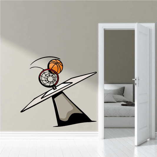 Image of Basketball Wall Decal - Vinyl Sticker - Car Sticker - Die Cut Sticker - CDScolor065