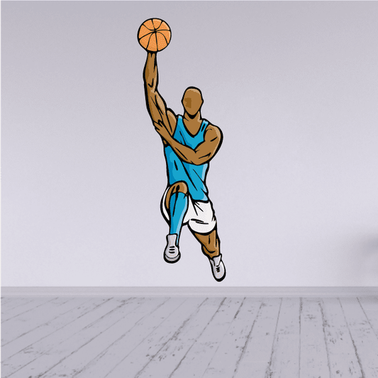 Image of Basketball Wall Decal - Vinyl Sticker - Car Sticker - Die Cut Sticker - CDScolor078
