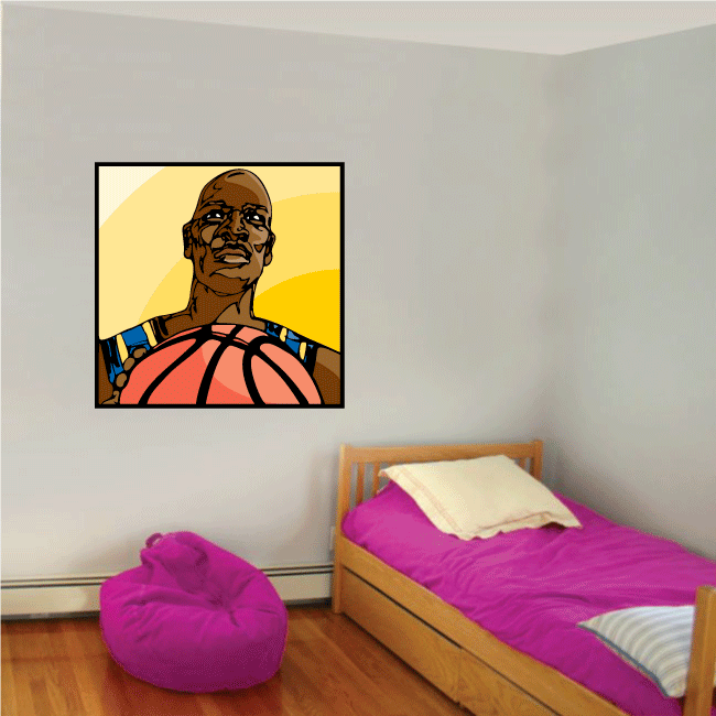 Image of Basketball Wall Decal - Vinyl Sticker - Car Sticker - Die Cut Sticker - CDScolor097