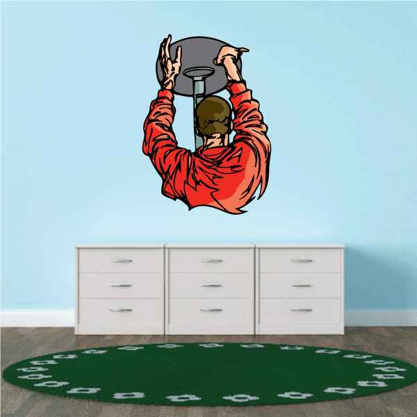 Image of Basketball Wall Decal - Vinyl Sticker - Car Sticker - Die Cut Sticker - CDScolor108