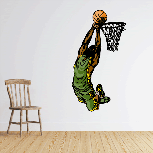 Image of Basketball Wall Decal - Vinyl Sticker - Car Sticker - Die Cut Sticker - CDScolor131