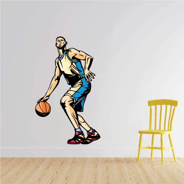Image of Basketball Wall Decal - Vinyl Sticker - Car Sticker - Die Cut Sticker - CDScolor140