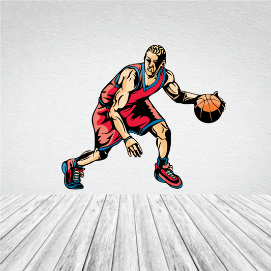 Image of Basketball Wall Decal - Vinyl Sticker - Car Sticker - Die Cut Sticker - CDScolor142
