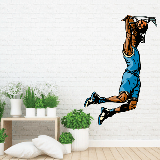 Image of Basketball Wall Decal - Vinyl Sticker - Car Sticker - Die Cut Sticker - CDScolor144