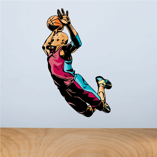Image of Basketball Wall Decal - Vinyl Sticker - Car Sticker - Die Cut Sticker - CDScolor145